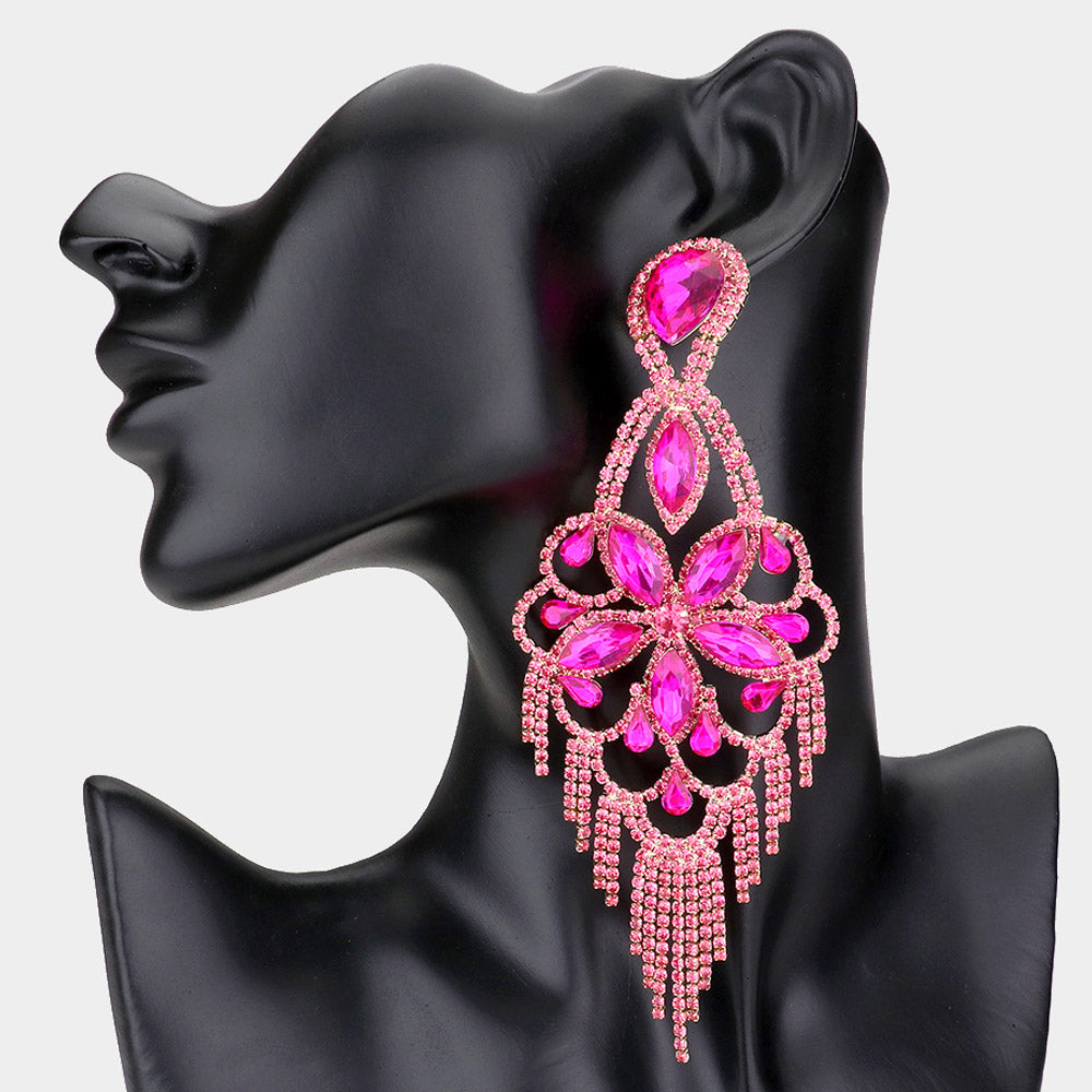 Millie Earrings Fuchsia