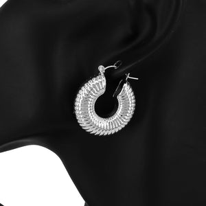 Night Time Drip Earrings Silver